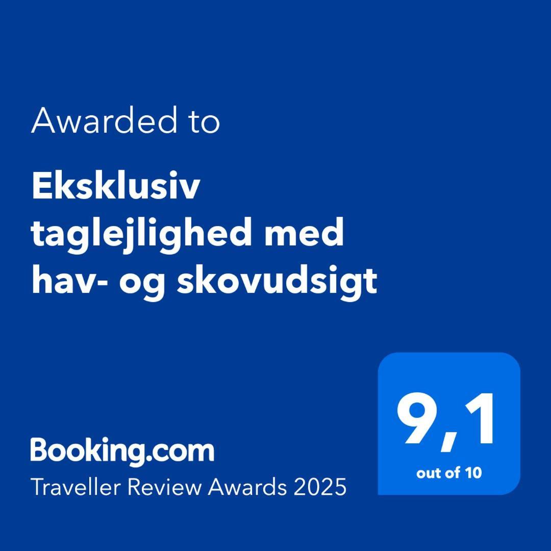 Eksklusiv Taglejlighed Med Hav- Og Skovudsigt Risskov Exterior photo